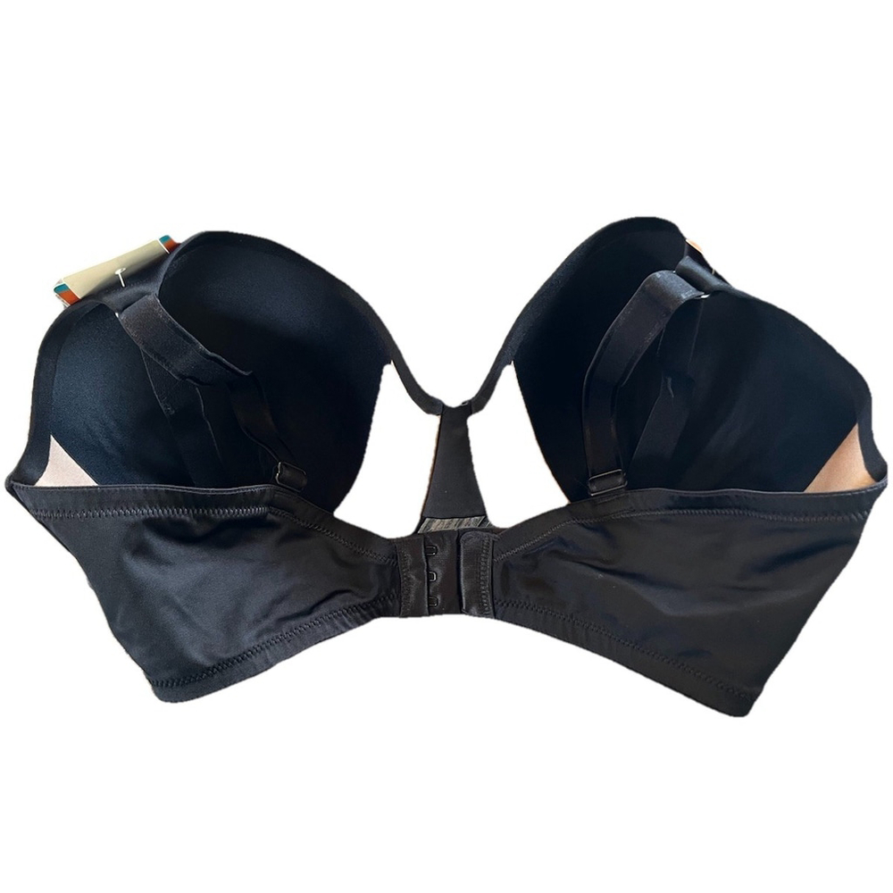 Warner's Women's This Is Not a Bra In Black Full-Coverage Wired Bra Size 38D NWT - Picture 3 of 7